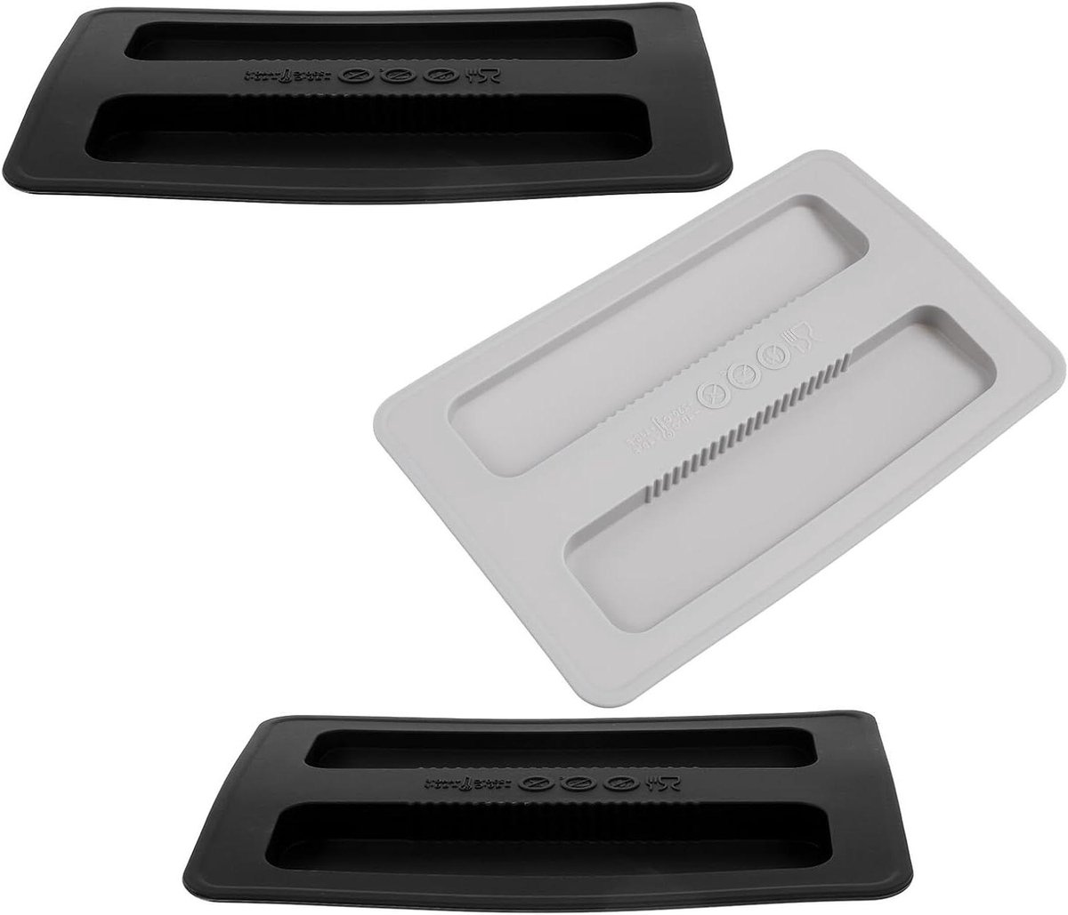 Toaster Stofkappen - Keuken Apparaat - Apparaat Beschermen - Voedselveilig Siliconen - 3 Stuks - Diverse Kleuren