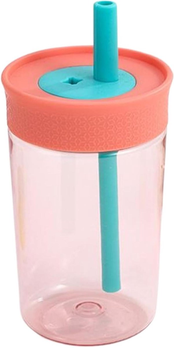 Tuitbekers Voor Peuters - Lekvrije Drinkfles - Reizen En Op Pad - Zelfstandig Gebruik Stimuleren - 88cm Breed - Roze