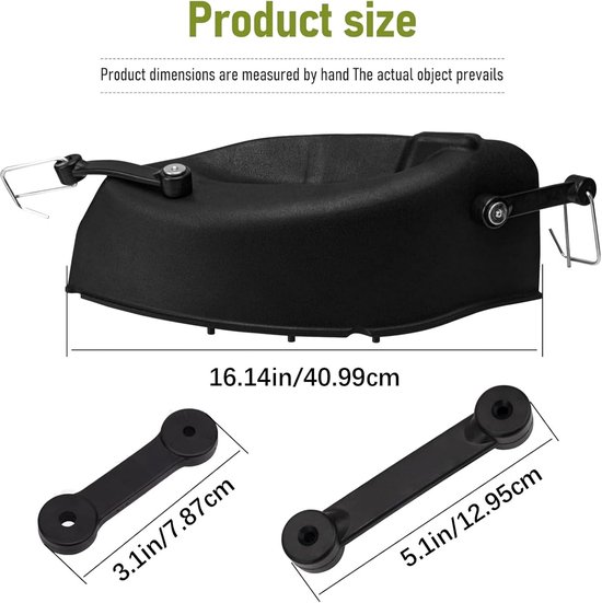 Grasmaaier Mulch Cover - Gazon Accessoire - Gazon Mulchen - Roestvrij Staal - Diverse Modellen - Zilver — afbeelding 2