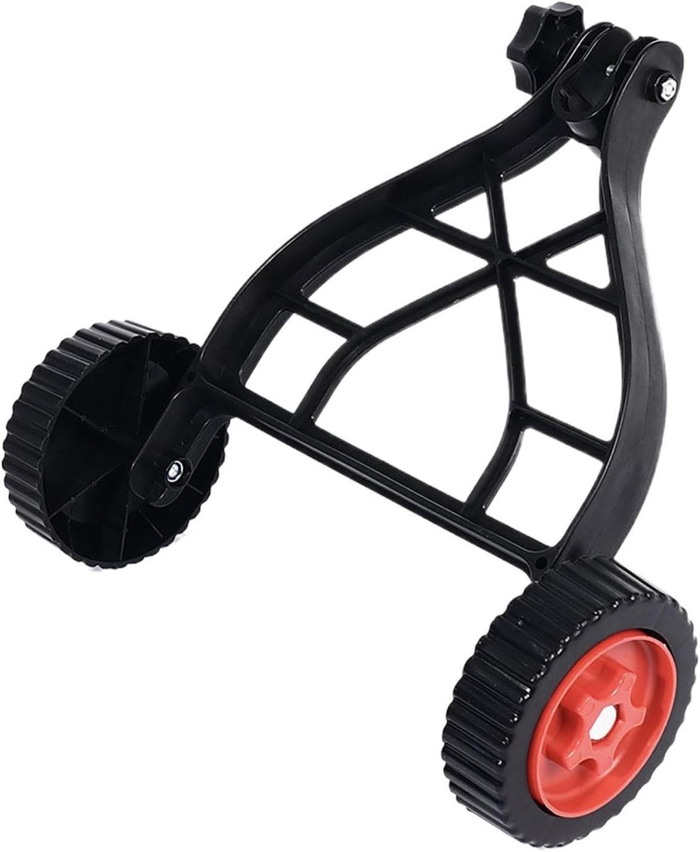 Trimmer Wielbevestiging - Grasmaaier Ondersteuning - Gazon Onderhoud - Verbeterde Stabiliteit - 34x35x12cm - Zwart