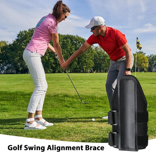 Polszwaaibandage - Golf trainingshulp - Golfswing verbeteren - Verstelbare armsteun - 157 centimeter lengte - Verbeterd model — afbeelding 4
