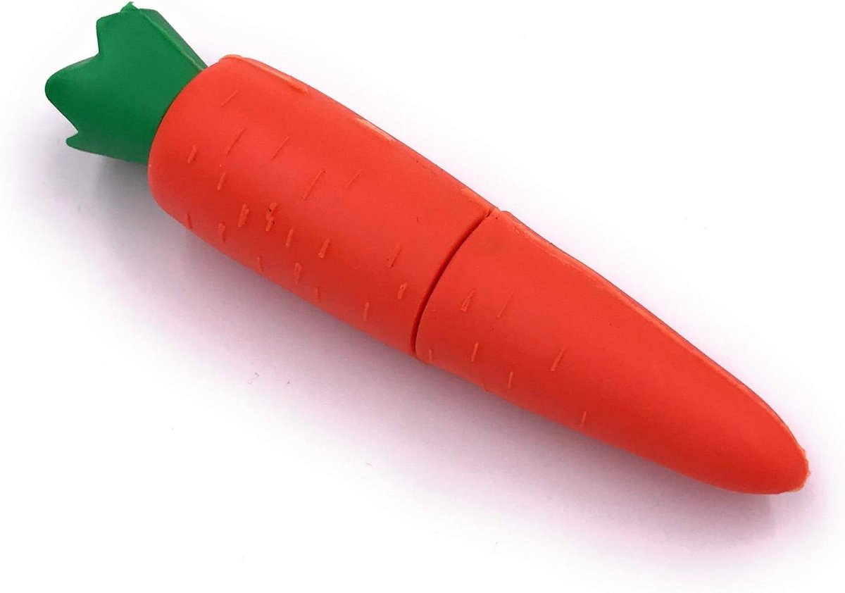 USB Stick - Geheugenstick Data - Bestanden Opslaan - Uniek Wortel Design - 16 GB - Oranje