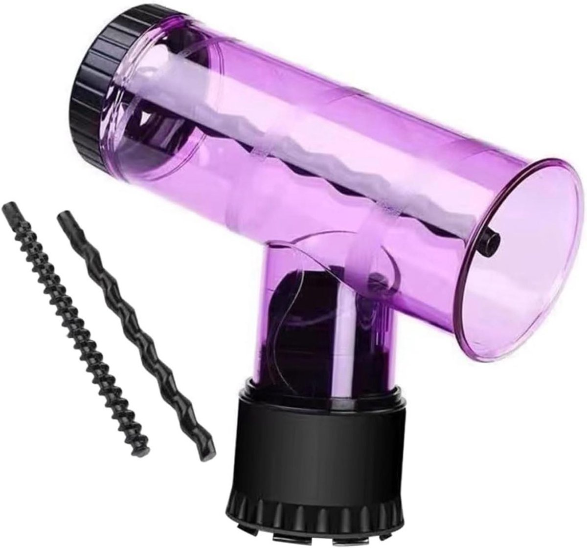 Haar Diffuser - Krul Opzetstuk - Haar Stylen - Universele Pasvorm - 20.5 cm - Paars