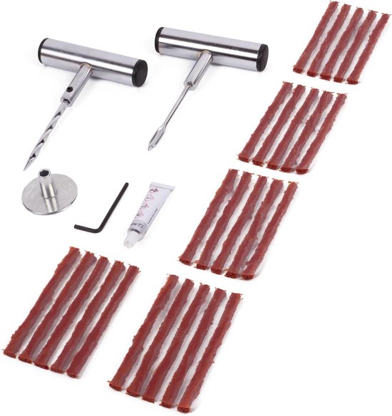 Reparatieset - Bandenreparatie - Auto Banden - 31 Delig - Praktische Koffer - Zwart — afbeelding 2