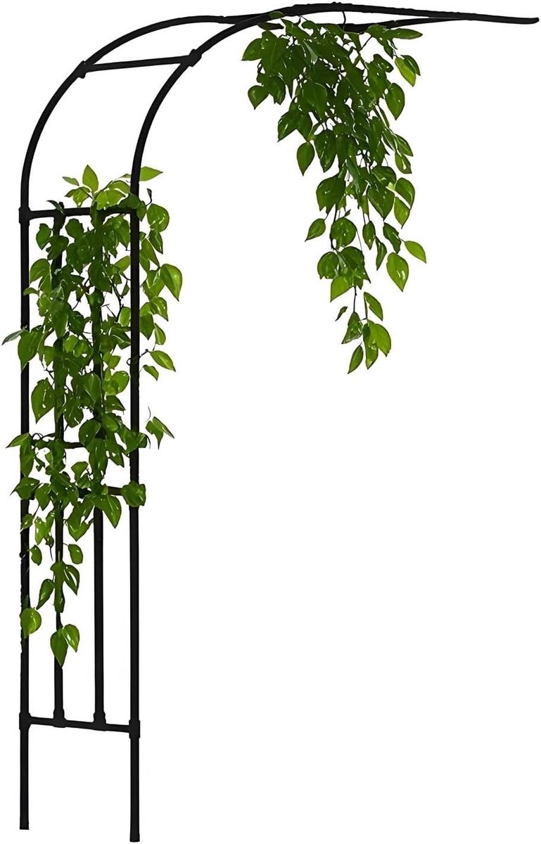 Halve Rozenboog - Tuinboog Klimplanten - Tuin Decoratie - Versterkte Constructie - Tot 240cm - Groen
