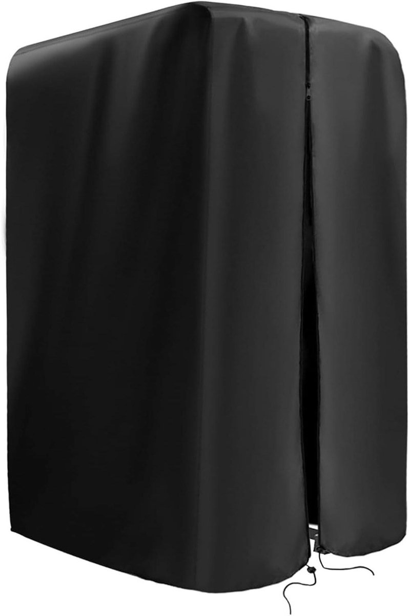 Afdekking Turnrek Station - Beschermhoes Fitnessapparaat - Apparatuur Beschermen - Waterdichte Ritssluiting - 40 x 42 x 88 inch - Zwart