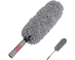 Autostofzuiger Wasborstel - Autoborstel Schoonmaak - Voertuig Reinigen - Uitschuifbare Telescoop - 57 cm - Meerkleurig