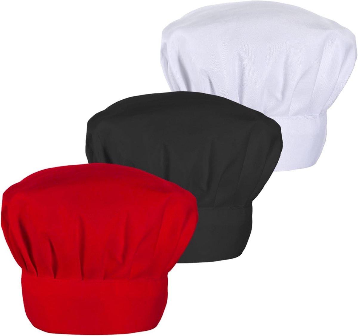 Set van 3 Verstelbare Koksbontjes voor Mannen en Vrouwen, Ideaal voor Koken, Bakken en BBQ