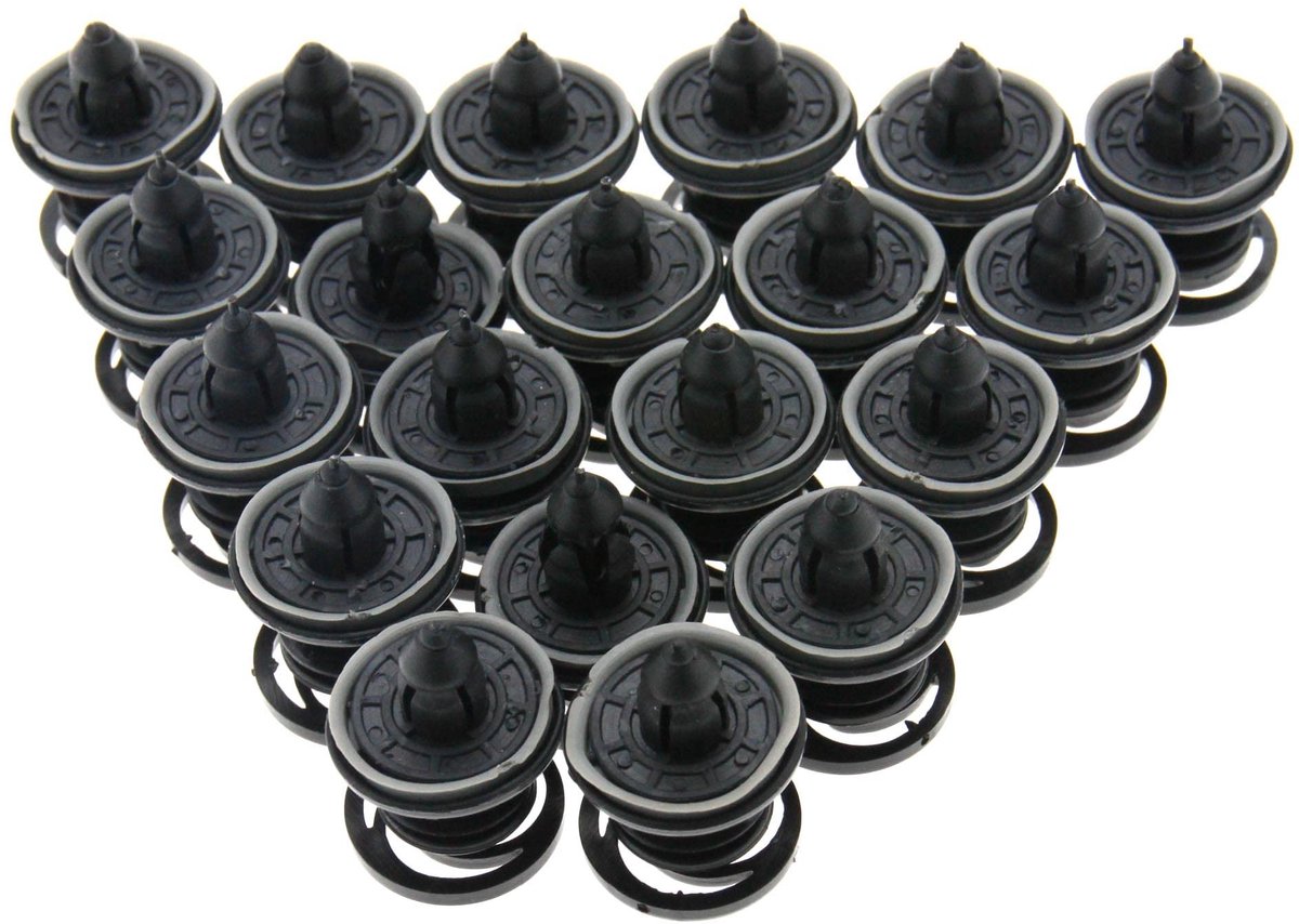 Dailygoody - Transporter Deur Panel Clips - 20 Stuks - Kunststof - Interieur Clips voor VW T5 Transporter 2003 - Auto Onderdeel - Hoogwaardige Kwaliteit