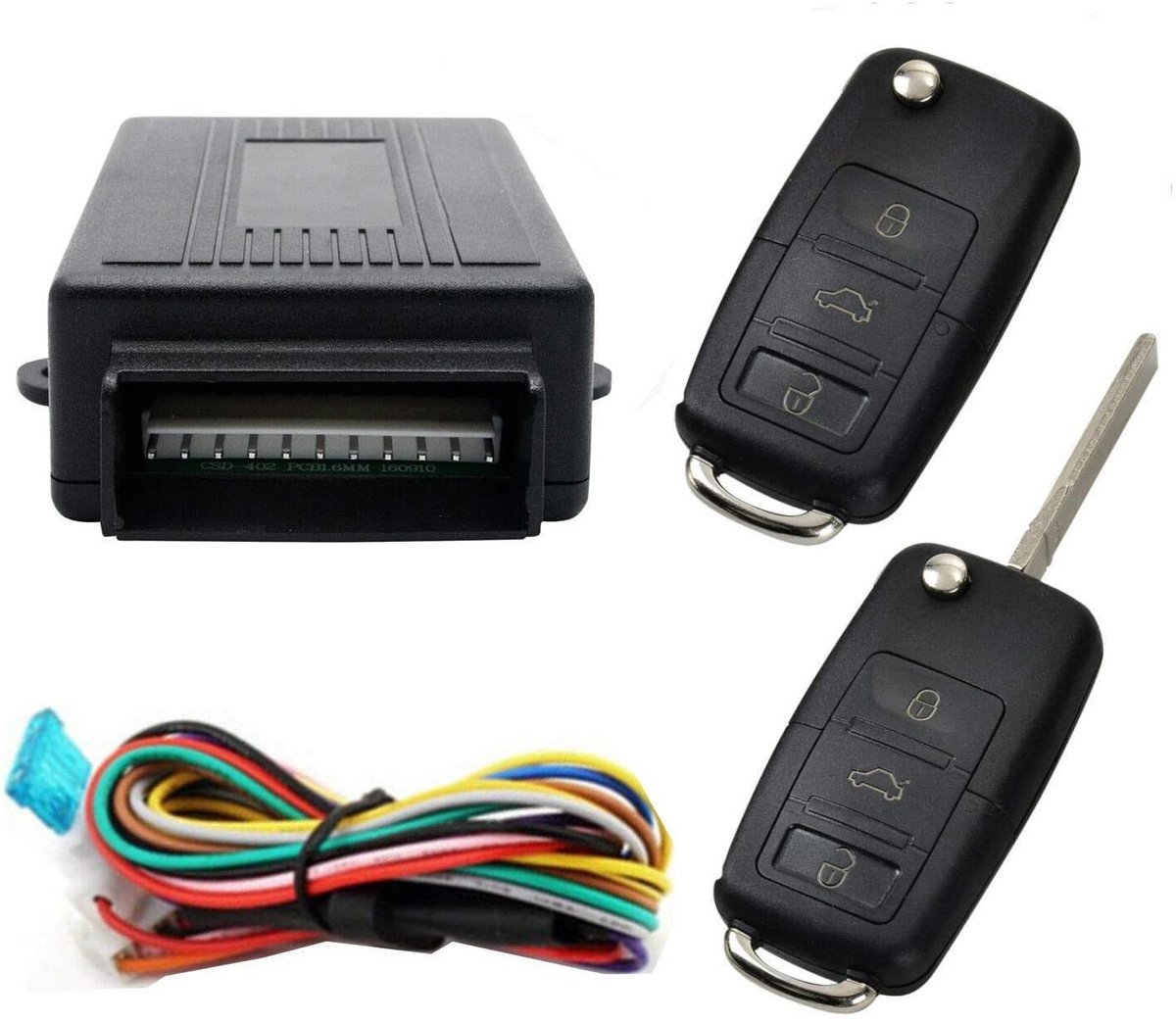 Dailygoody - Auto-alarm - Anti-deft systeem - Tot 100 meter afstandsbediening - Alarm op afstand - Beveiliging - Geschikt voor auto - Model H841491-YXW