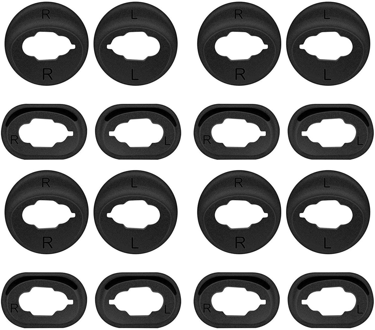 Dailygoody - siliconen oordopjes - vervangende oordopjes - perfect fit - zwart - comfortabele earbuds - geschikt voor Samsung Galaxy Buds Live R180 20...