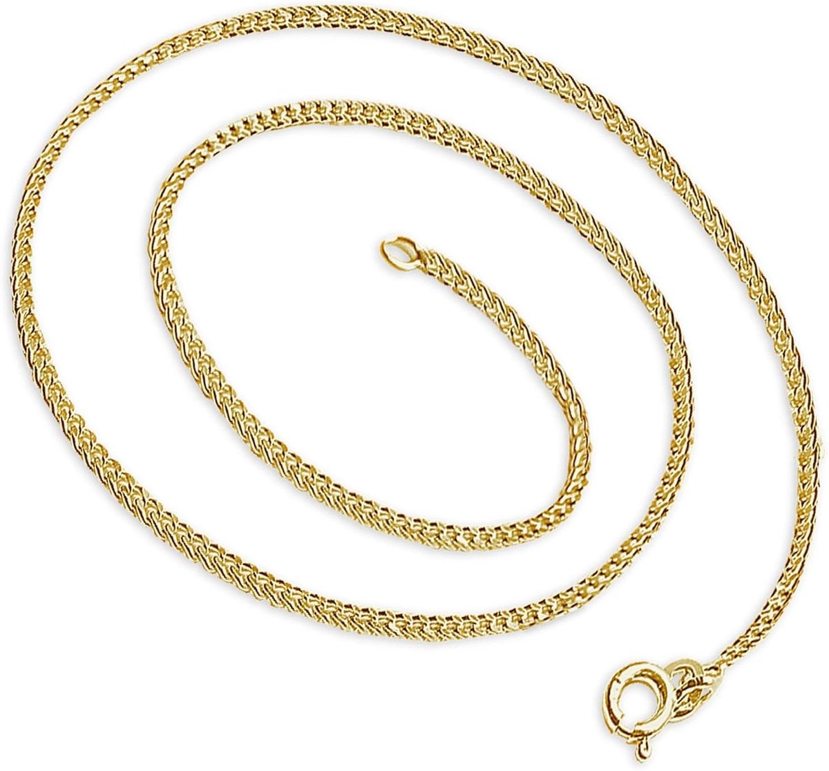 Gouden Ketting - Fijne schakel - Sieraden maken - Glanzende afwerking - 40 cm - Goud