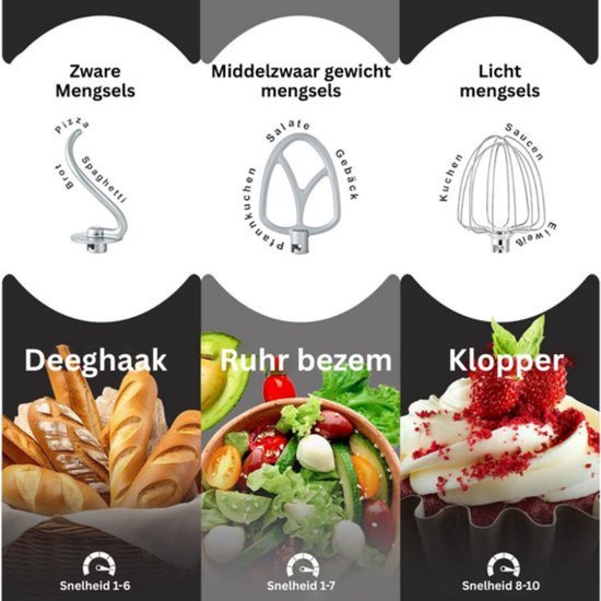 Thuys - Keukenrobot - Keukenmachine - Keukenmixer van Thuys — afbeelding 3
