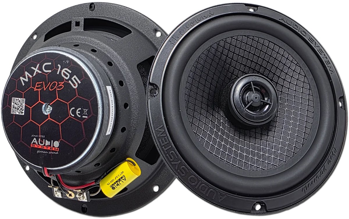 Audio System MXC165 EVO3 16.5cm Auto Speakers / 6.5'' Luidsprekers Coaxiaal 2-weg 165mm ( Nieuw 2026 model ! )