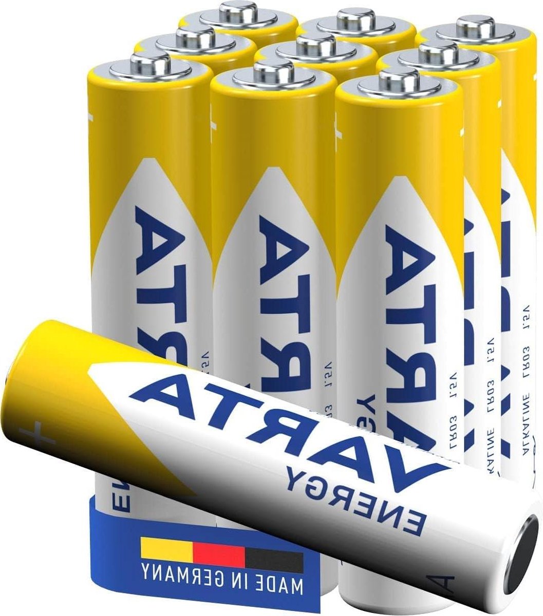 AAA Batterijen - Alkaline Batterijen - Apparaten Voeden - Hoge Capaciteit - 10 Stuks - Blauw