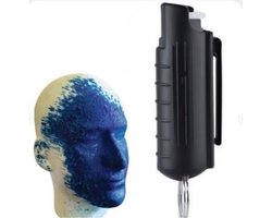 Zelfverdedegings Defence Spray - SmurfenSpray 20ml - Legaal om bij te hebben - Met Bevestegings Clip en sleutelhanger