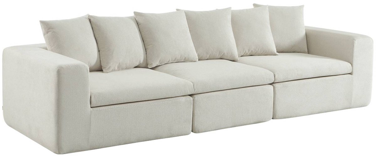 sweeek - Modulaire 4-zits bank van chenille stof - movi
