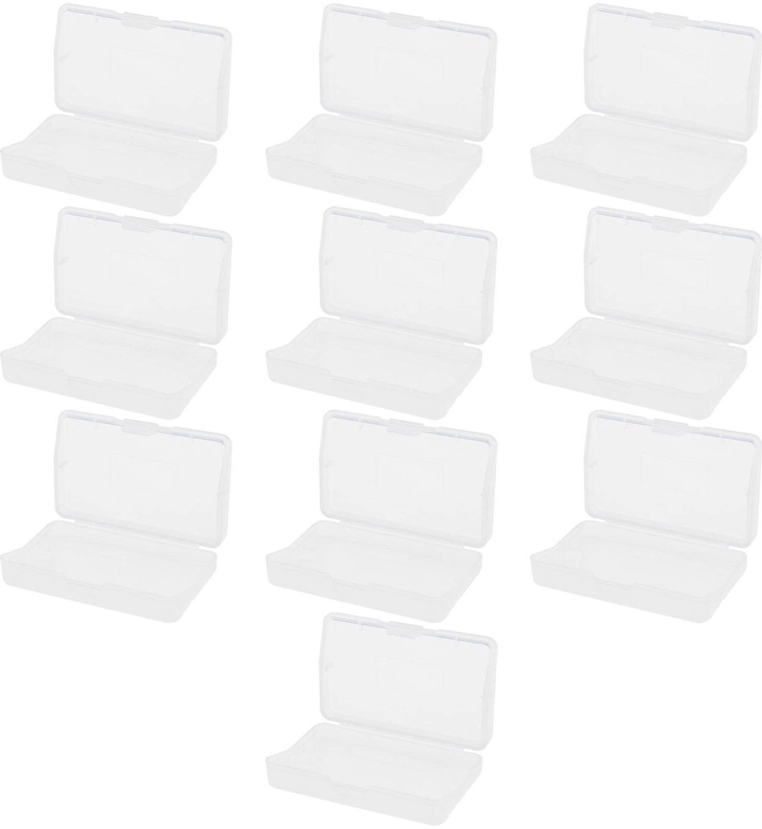 Dailygoody - Game Cartridge Case - 10 Stuks - Volledige bescherming - Transparant - Ideaal voor Gamers - Compact formaat
