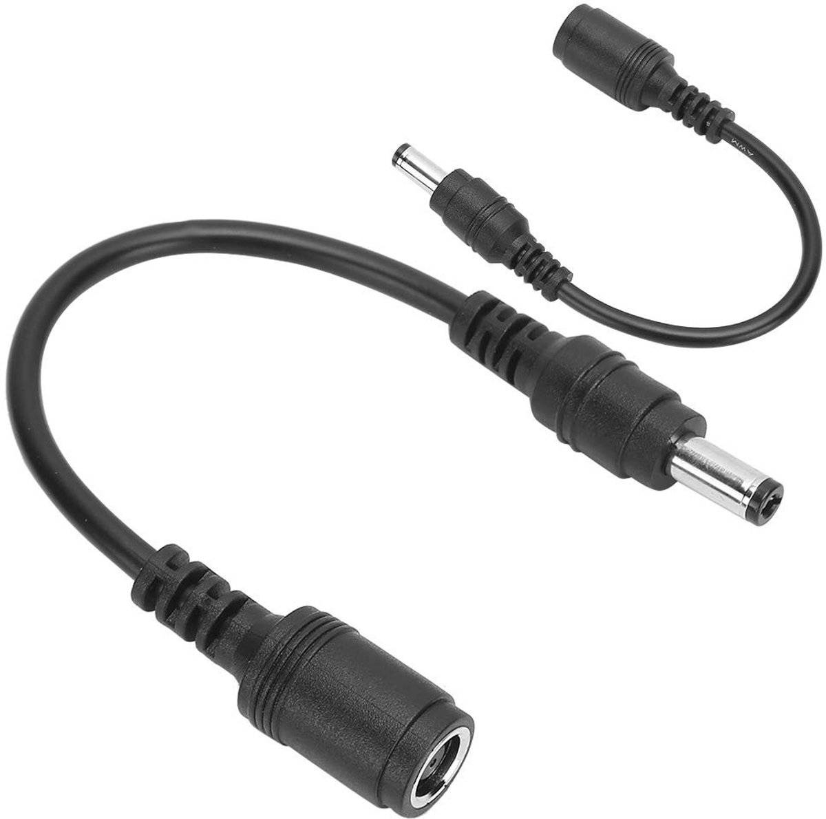 Dailygoody - Adapter laptoplader - Converter kabel - Slijtvast en corrosiebestendig - Zwart - DC-voedingsadapter - Geschikt voor laptops - 7,4 x 5,0 m