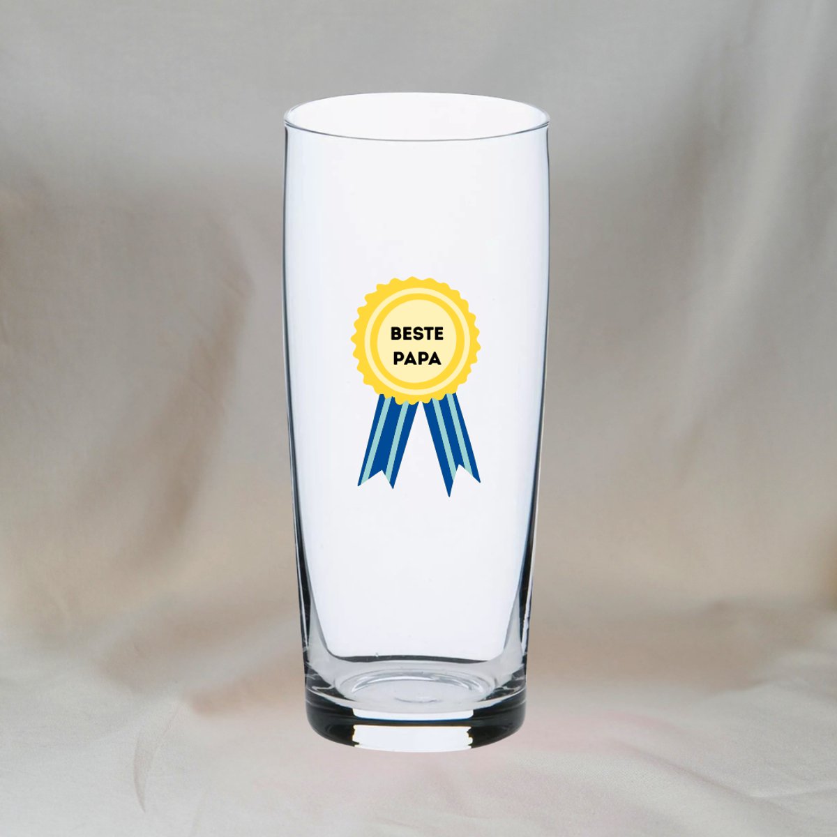 Beste Papa Bierglas – Papa Cadeau – Vaderdag Cadeau met Tekst – Bierglas Vader – Cadeau Papa Verjaardag – 19cl