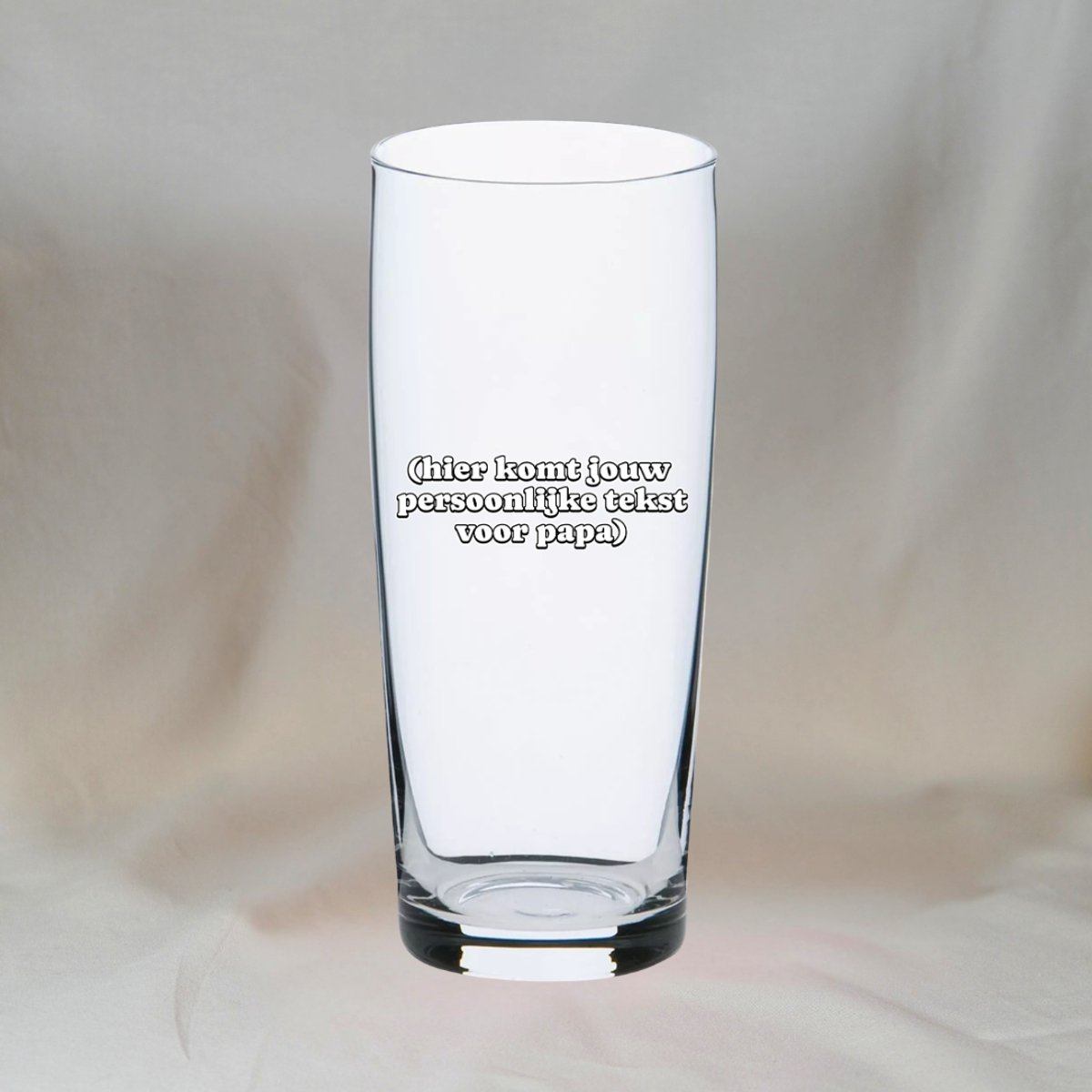 Papa Cadeau – Gepersonaliseerd Cadeau – Bierglas met Tekst – Vaderdag Cadeau – Bierglas Papa – Cadeau Papa Verjaardag – 19cl Bierglas