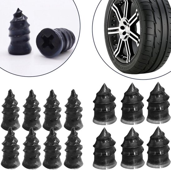 Banden reparatieset - Vacuüm bandenstopper - Snel banden repareren - Robuuste rubber constructie - 61 Delig - Niet gespecificeerd — afbeelding 5