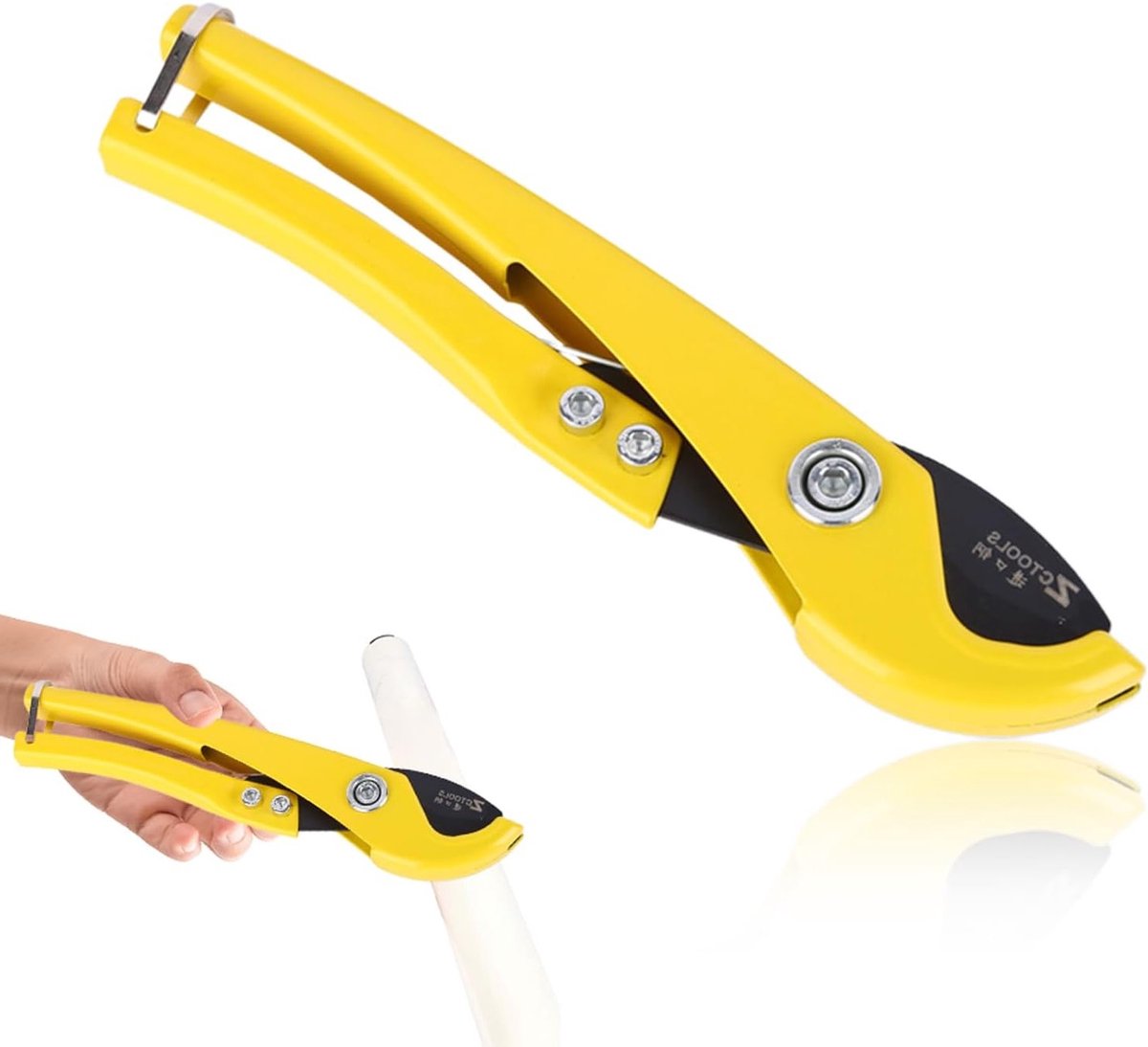 Professionele PVC en PPR buizensnijder voor kunststof leidingen, snijcapaciteit tot 35 mm, ergonomisch ontwerp