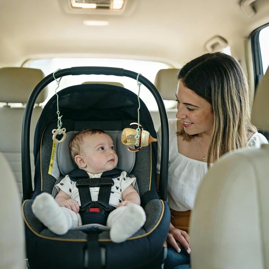 Babyfopspeenclip - Veiligheidsriem Speelgoed - Spullen Vasthouden - Verstelbare Lengte - 20-40 cm - Groen — afbeelding 3