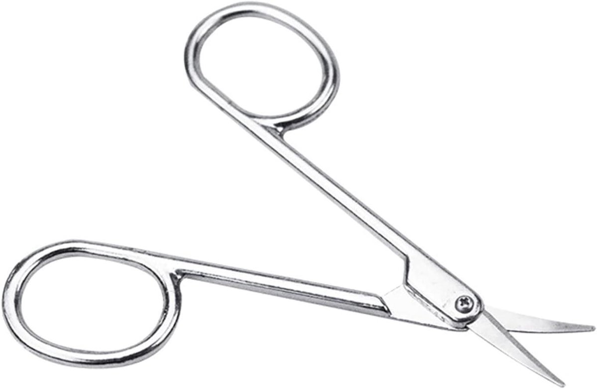 Neusschaar Wenkbrauwschaar - Gezichtshaar Trimmer - Precisie Trimmen - Ultradun Ontwerp - 4.4 x 8.7 cm - Zilver