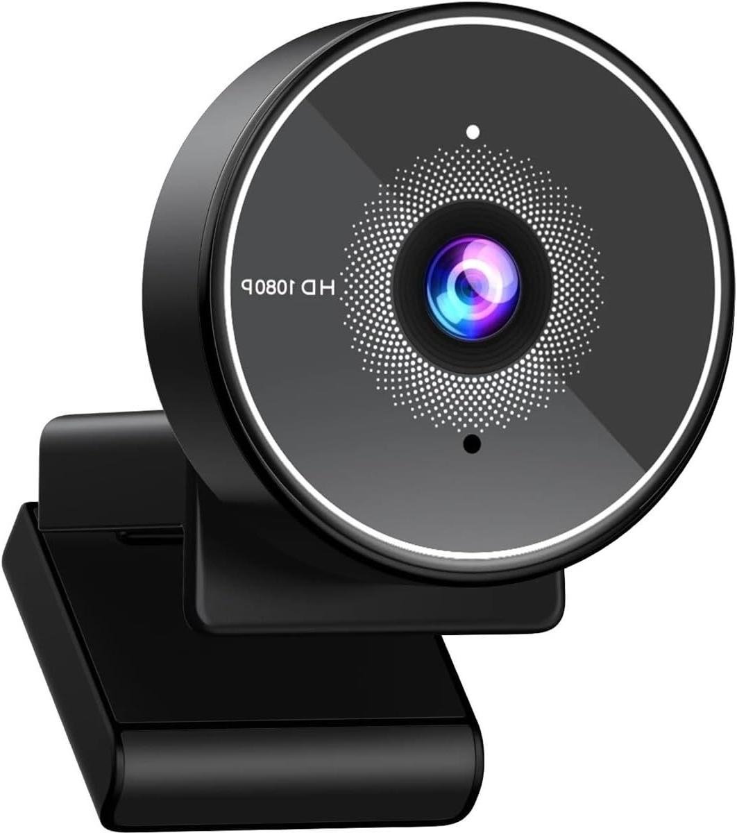 Webcam 1080P - PC Camera - Videobellen - Ruisonderdrukkende Microfoon - 1920x1080 - Zwart