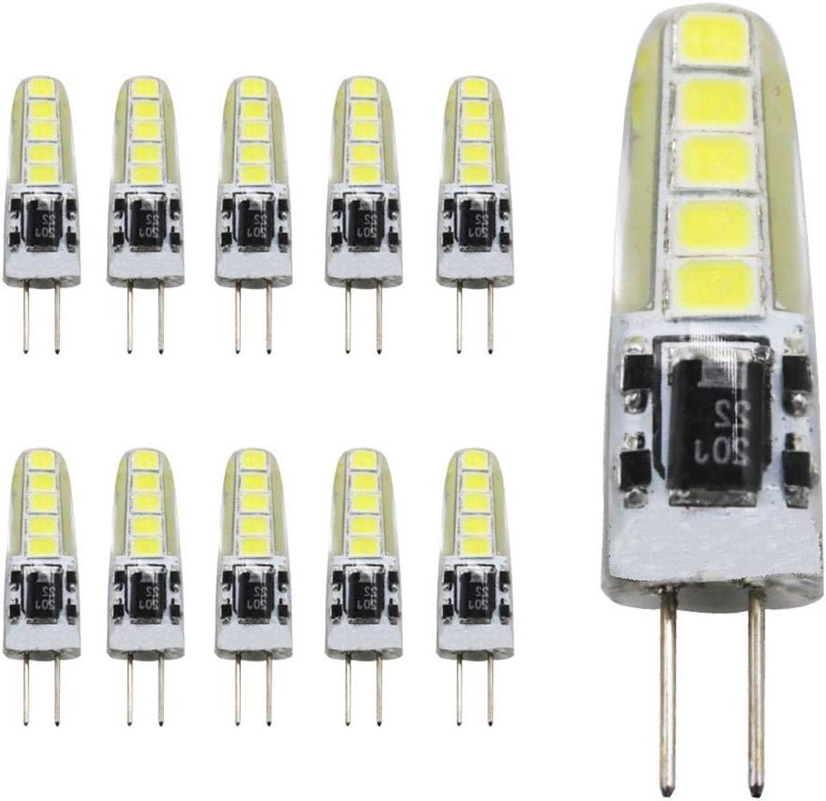 G4 LED Lampen - Led Lampjes - Verlichting Creëren - Niet Dimbaar - 3 Watt - Koel Wit