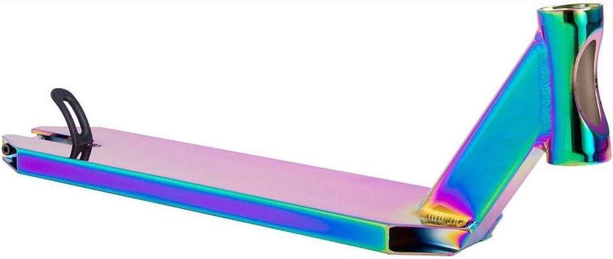 Stuntscooter Deck - Scooter Deck Trickscooter Deck - Tricks Uitvoeren - Lichtgewicht Aluminium - 11.4 cm Breed - Rainbow