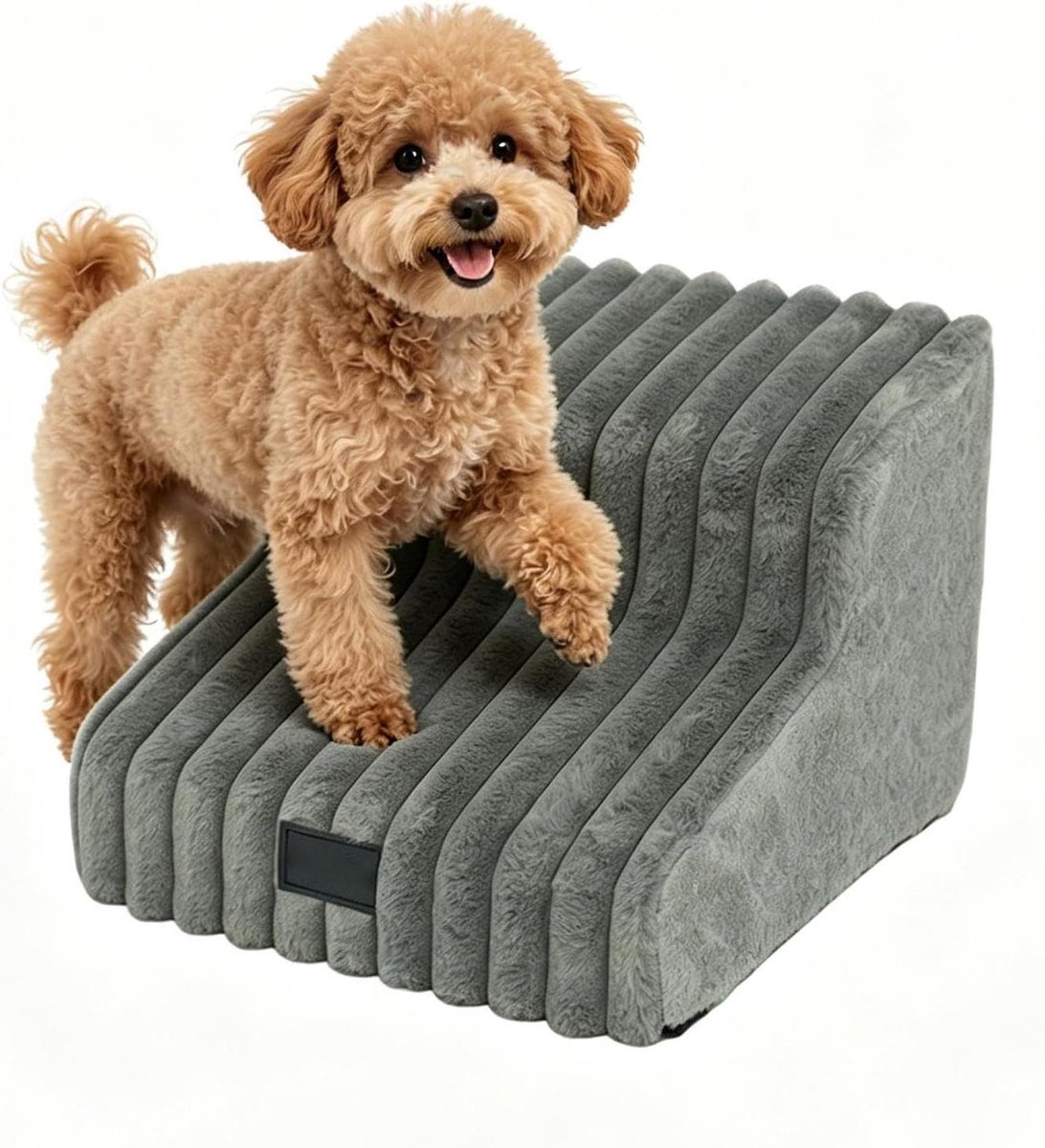 Huisdierentrap - Huisdierladder - Veilige Toegang - Antislip Onderkant - 40x40x31 cm - Second floor