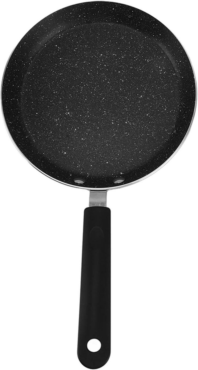 Pannenkoekenpan Bakplaat - Crêpepan Ronde Vorm - Ontbijt Maken - Antiaanbaklaag - 8 inch - Grijs