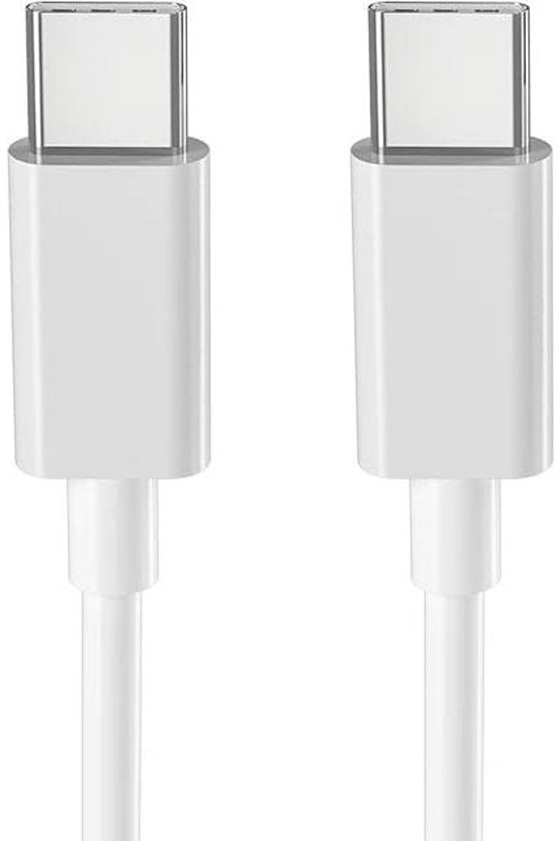 USB-C Laadkabel - Datakabel - Muis Opladen - 60W Snelladen - 1 meter - Wit