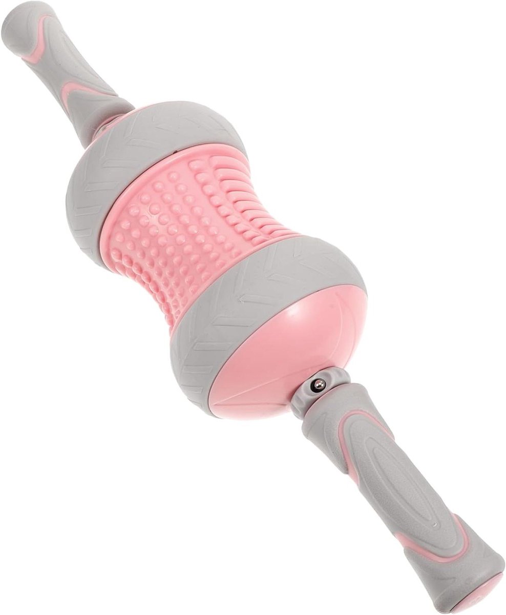 Buikspierwiel - Fitnessroller Buikroller - Buikspieren Trainen - Automatische Rebound - 45 x 11 x 11 cm - Roze