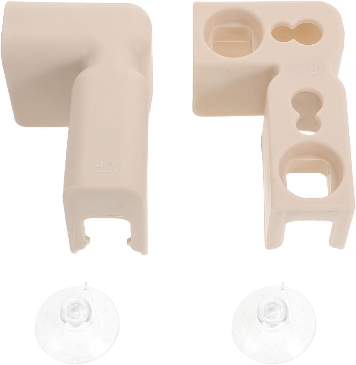 Speelpen Connectoren - Hek Onderdelen - Veilige Speelruimte - Met Zuignappen - 8.7 x 5.1 x 4.5 cm - Lichtgrijs