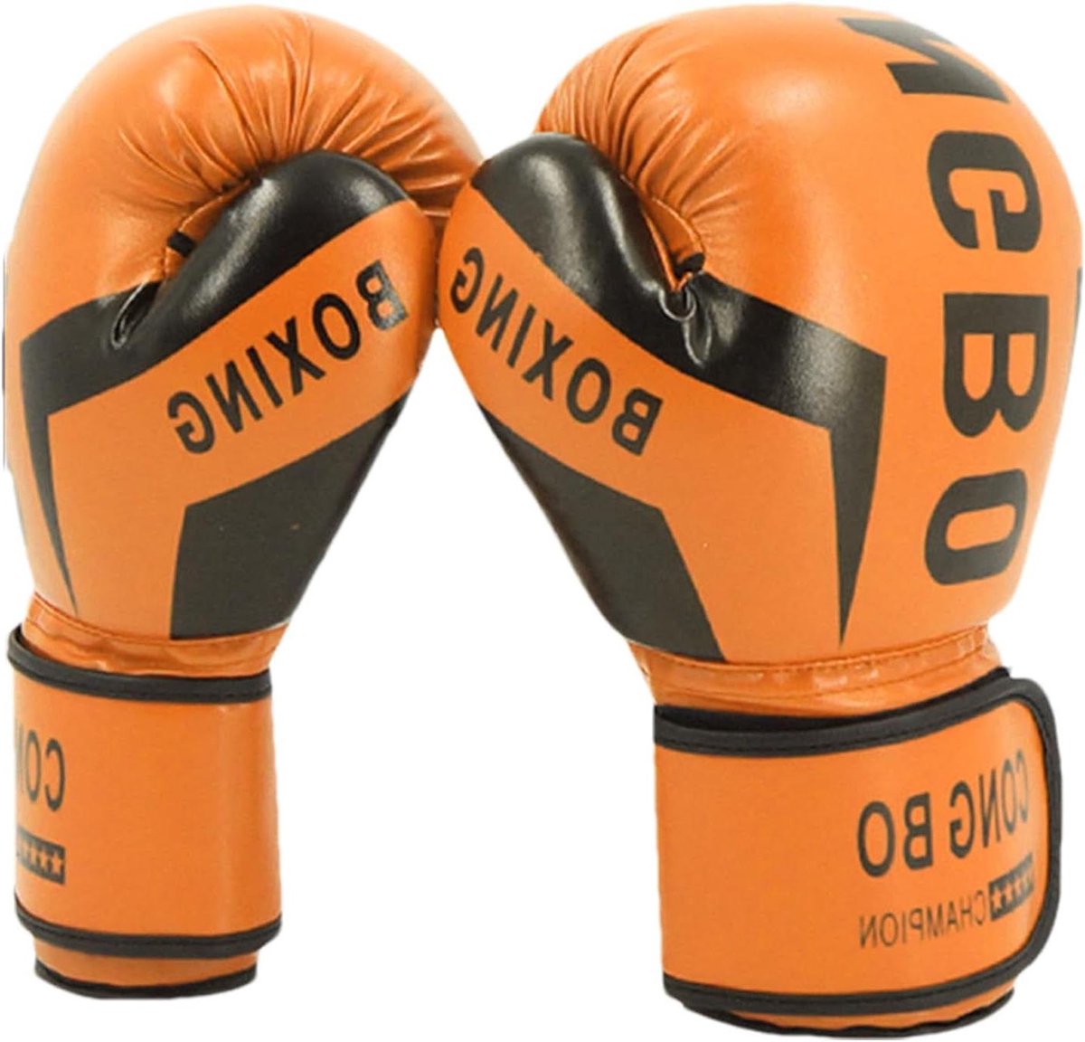 Bokshandschoenen Kinderen - Trainingshandschoenen Muay Thai - Vechtsport Training - Ergonomisch Ontwerp - 22 x 13 cm - Oranje