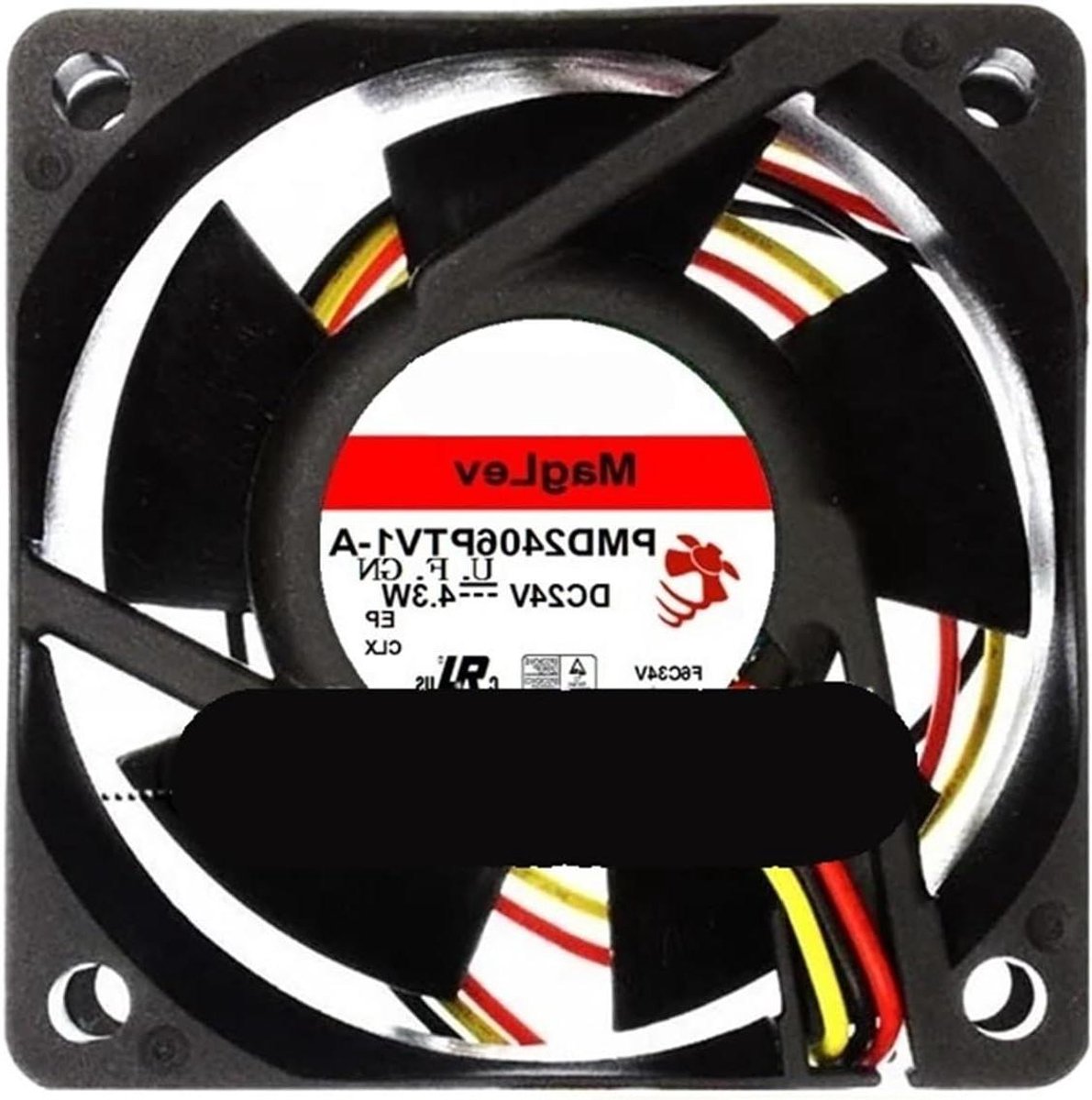 Radiatorventilator - Koelventilator - Elektronica Koelen - Laag Vermogen - 60x60x25 mm - Zwart