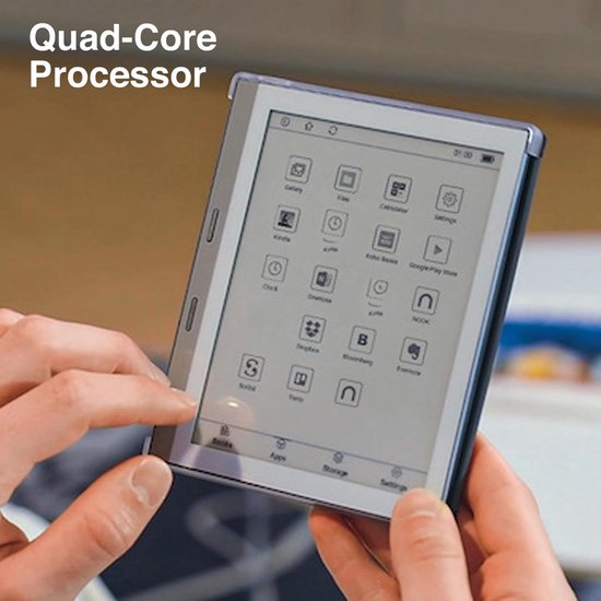 E-reader Elektronisch Notitieblok - Digitale Kladblok E-boek - Lezen en Notities Maken - HD E-papier Touchscreen - 576 inch - Grijs — afbeelding 4