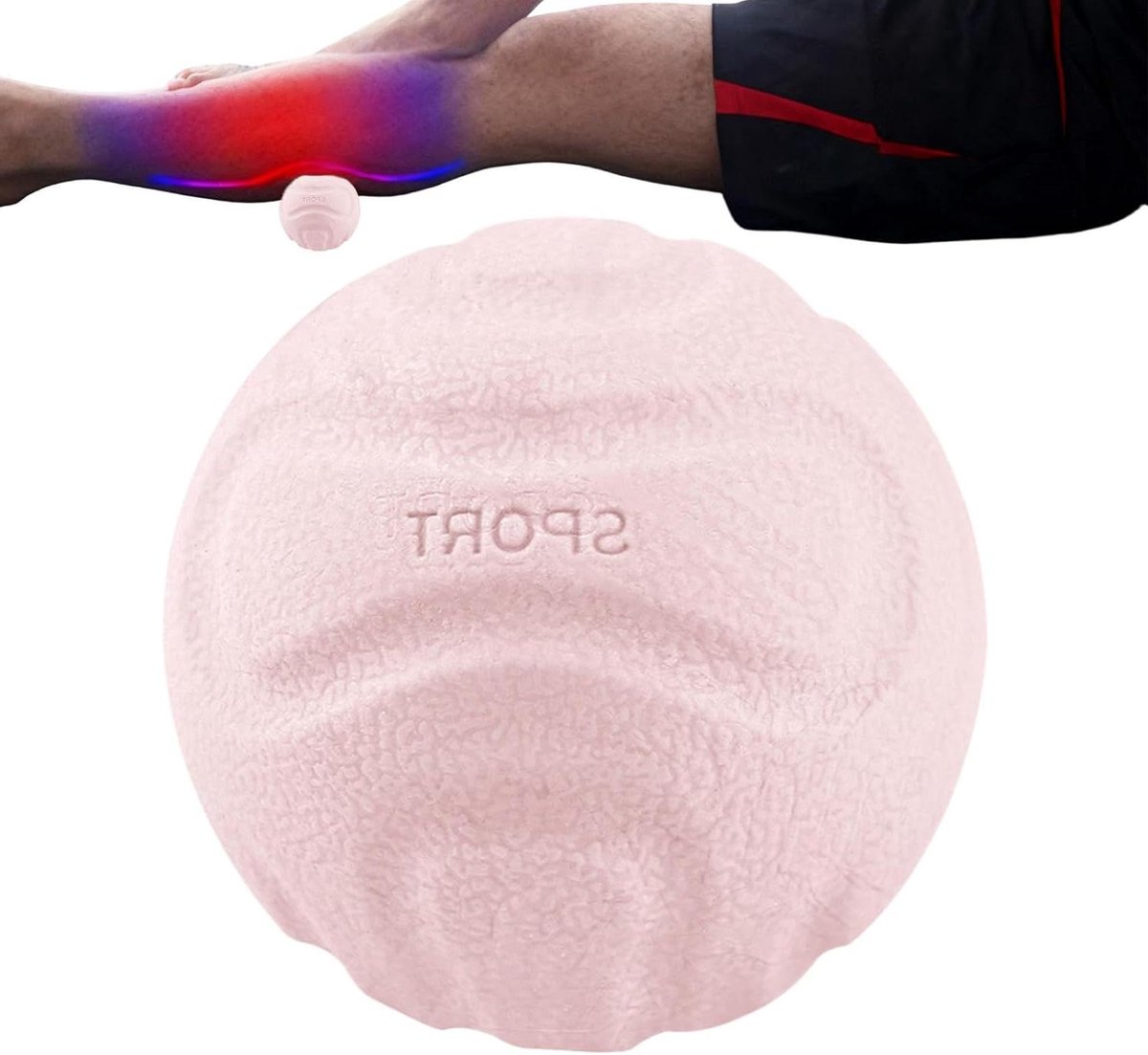 Massagebal - Fascia bal - Spierontspanning - Veelzijdige aanpassing - 6.2 cm - Zwart