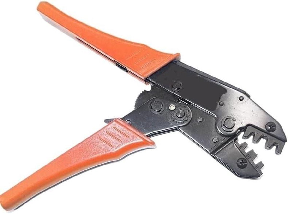 Krimptang U-vorm - Viertandige tang Kabelverbinders tang - Elektrische verbindingen maken - Vier tanden ontwerp - 0.5-10 mm² - Zilver