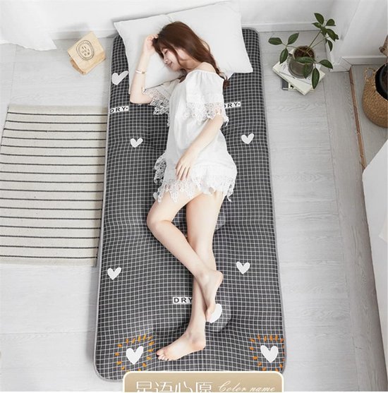 Vloermat Opvouwbare Futon - Tatami Matras Studentenkamer - Comfortabel Slapen - Huidvriendelijke Stof - 150 x 200 cm - Geel — afbeelding 2
