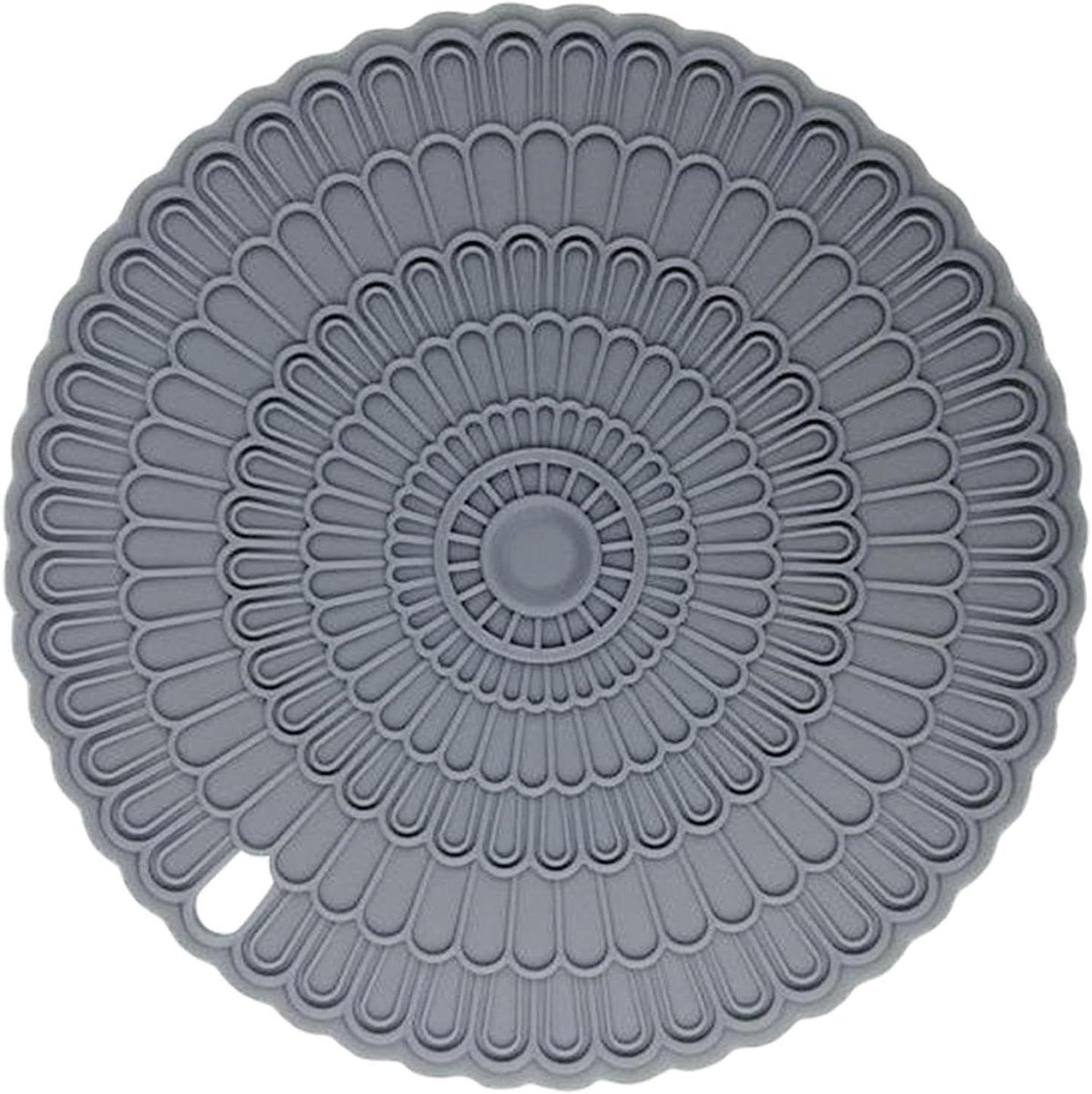 Inductie Beschermer - Kookplaat Mat - Koken Beschermen - Antislip Ontwerp - 22 cm - Grijs
