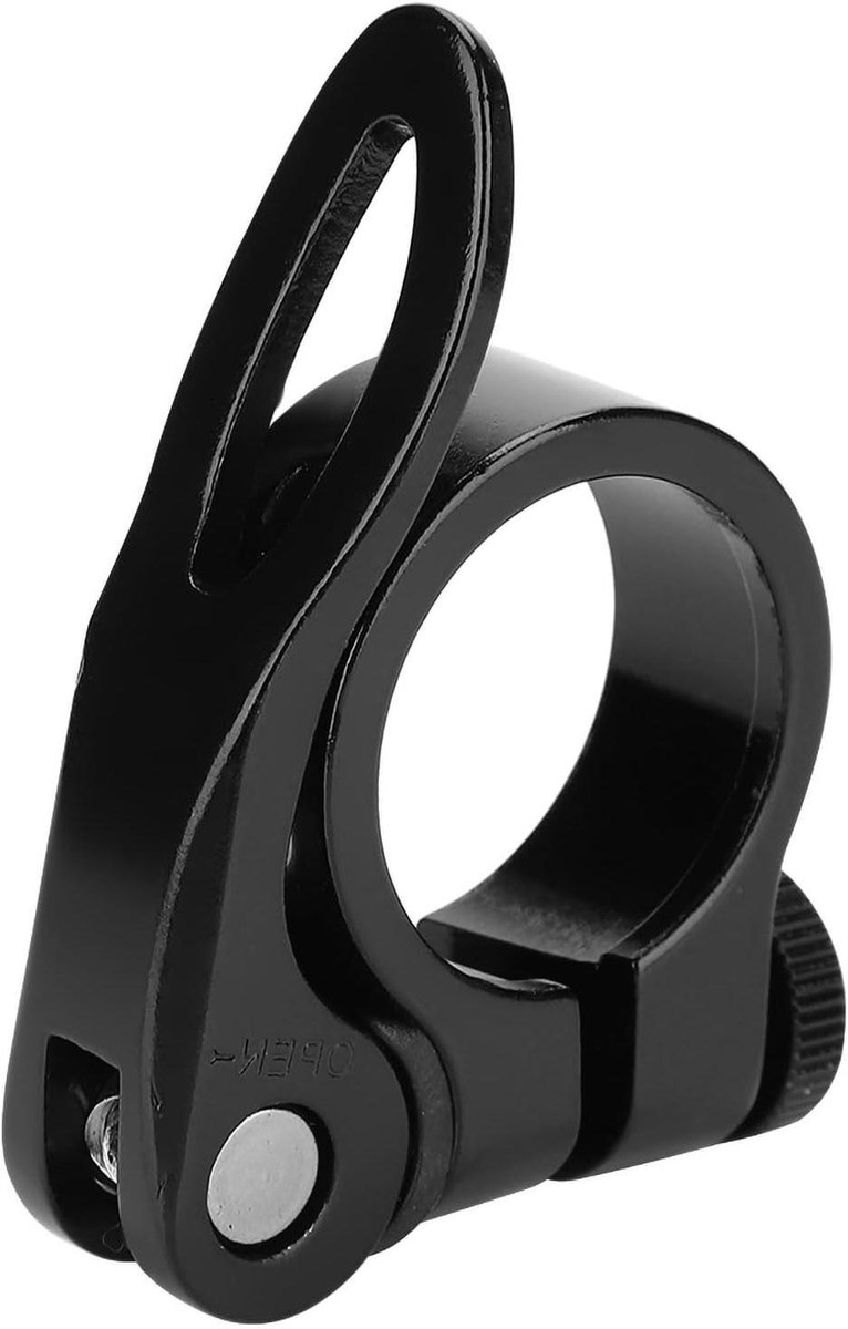 Zadelpenklem - Fietszadelpenklem Fietsklem - Fietszadel Verstellen - Snelsluiting - 254 mm - Zwart