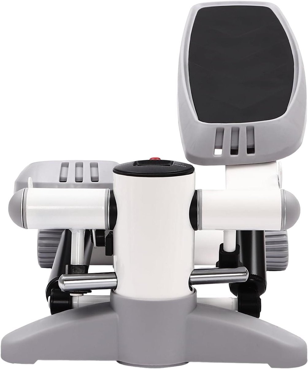Mini Stepper - Ellipsentrainer Thuis - Thuis Workout - Stabiele Constructie - 39 x 31.5 x 21 cm - Grijs