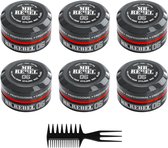 MR REBEL 06 HAIR STYLING WAX BLACK 6 STUKS