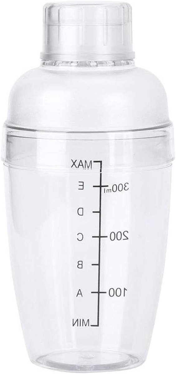 Cocktail Shaker - Drink Mixer - Drankjes Mixen - Lekvrij Ontwerp - 350-1000ml - Transparant