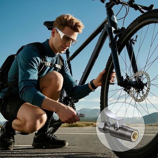 Mondstuk voor bandenpomp - Luchtaansluiting Air Chuck - Banden Oppompen - Robuuste en lekvrije verbinding — afbeelding 3