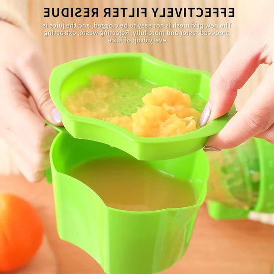 Multifunctionele Handmatige Juicer voor Groenten en Fruit, Vers Sap Extractor voor Keukenaccessoires en DIY Gereedschap — afbeelding 2